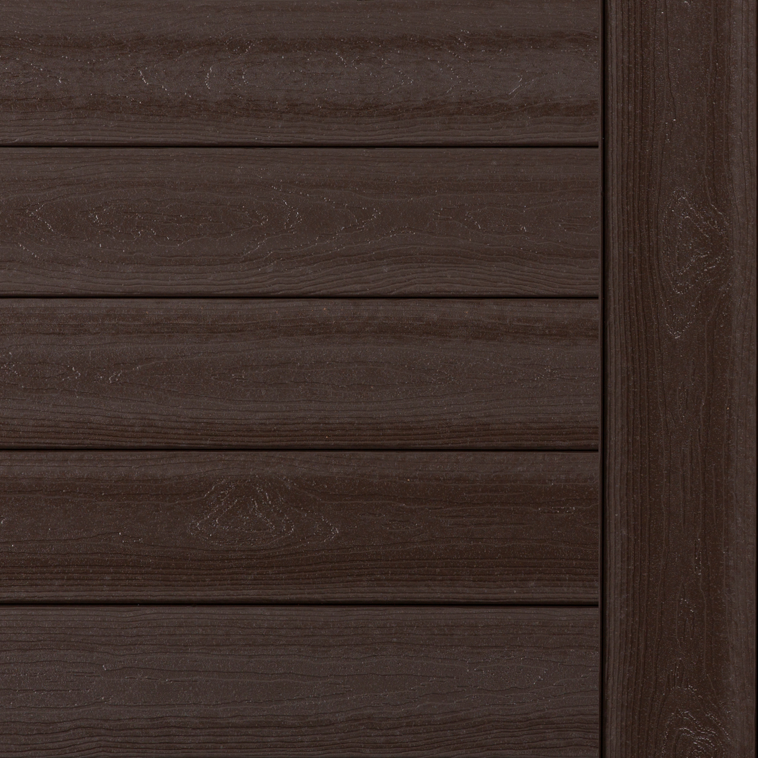 Rich medium brown with reddish warmth.