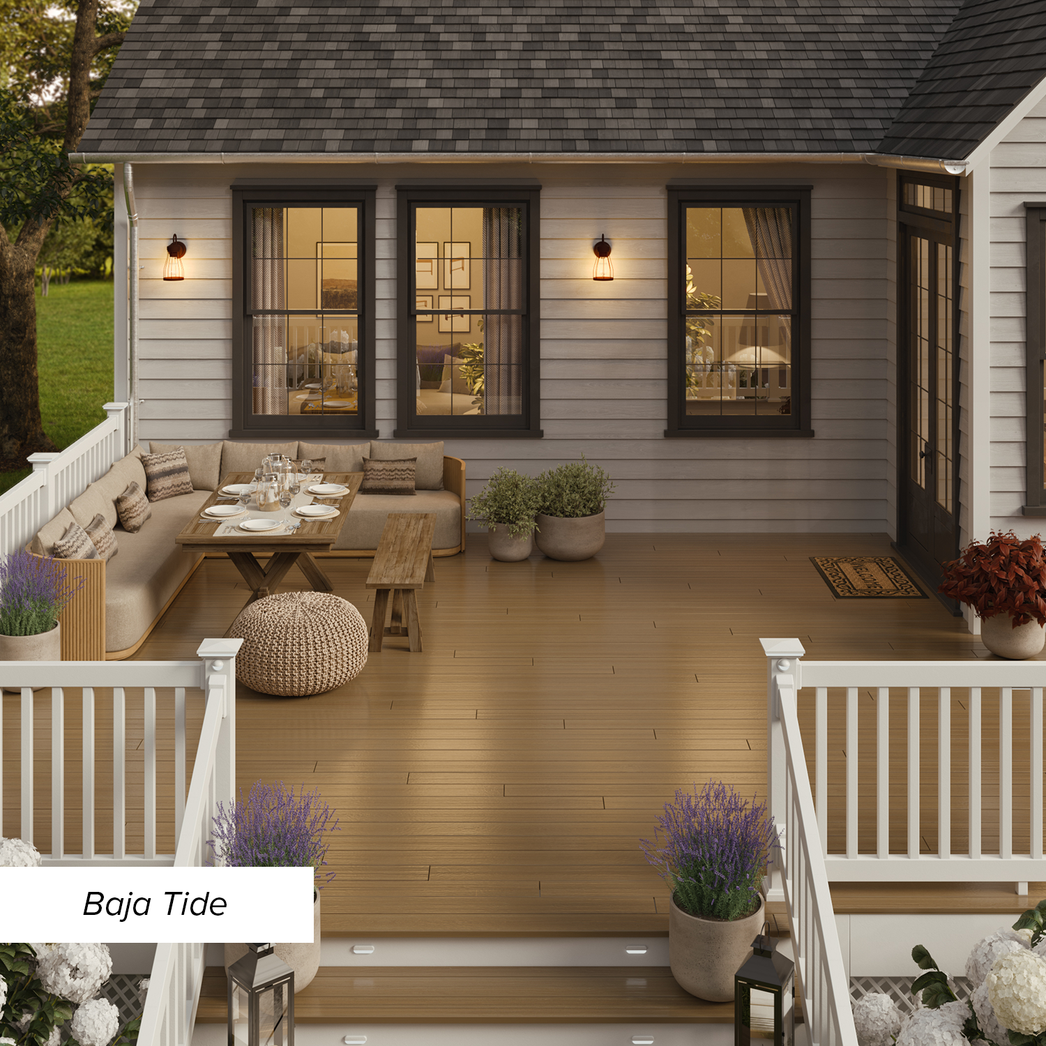 Cool coastal grey-brown that resists heat.