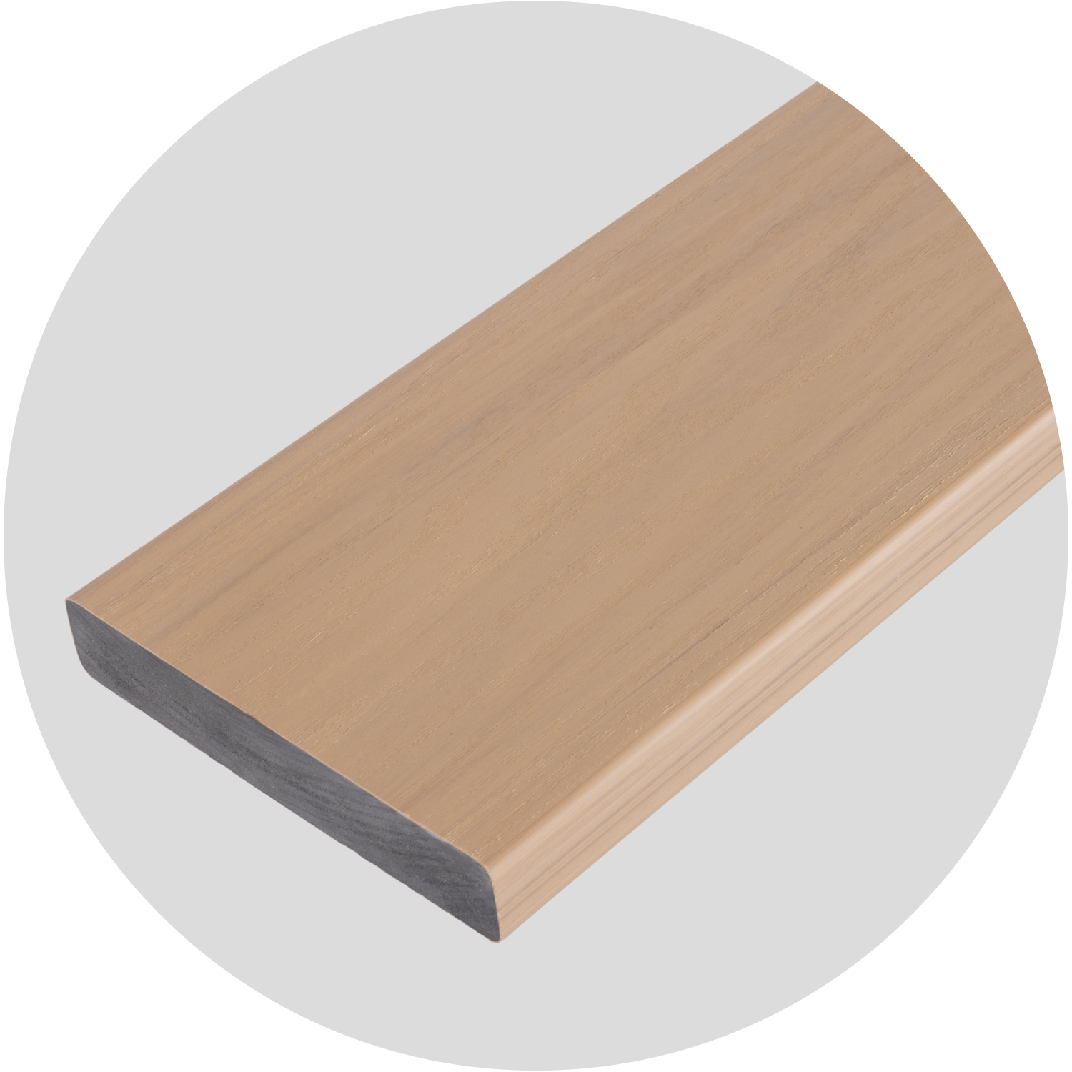 Light, airy grey-brown PVC.